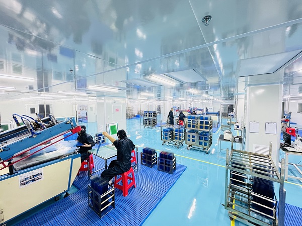 Automated touch screen assembly line