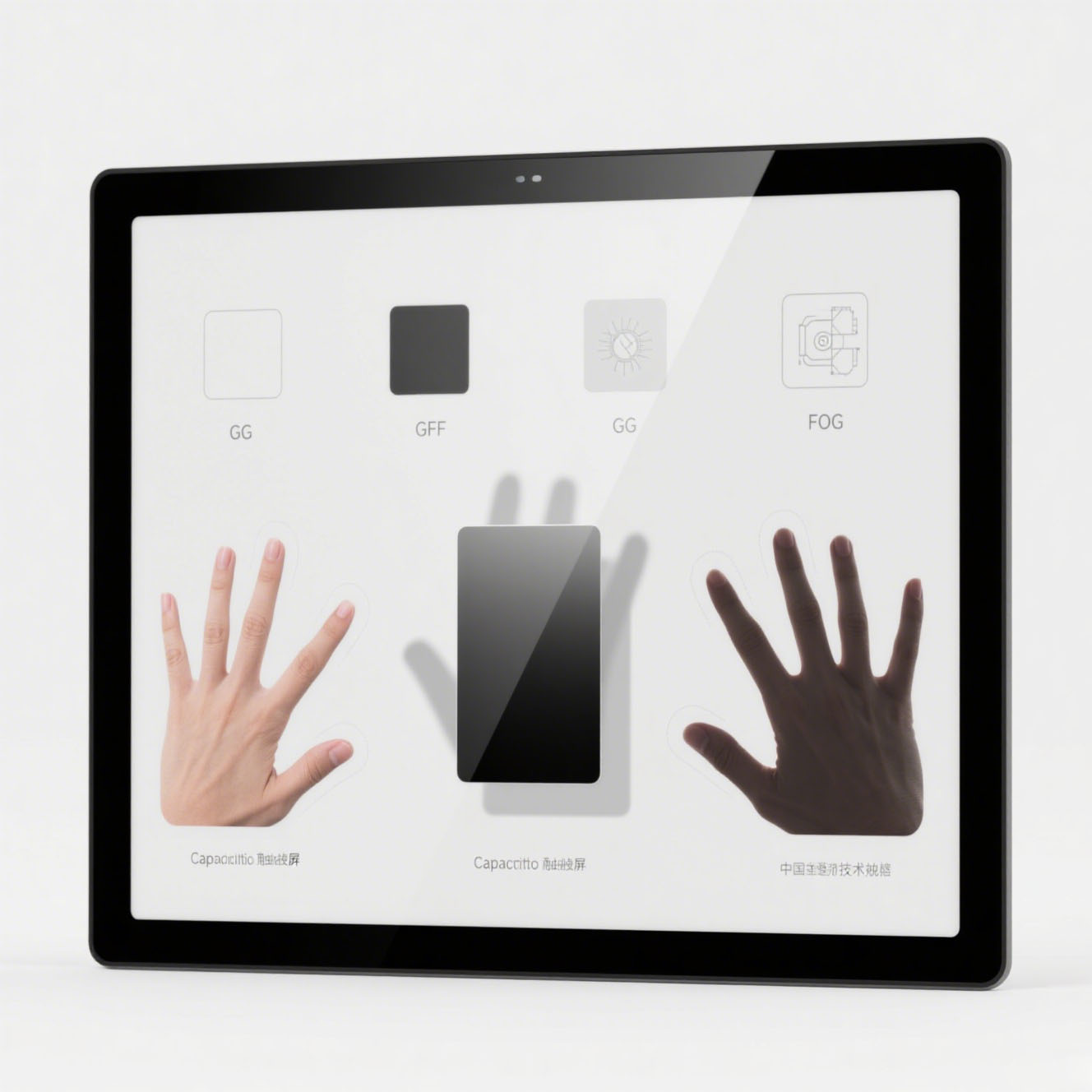 Capacitive Touch Panels Multi touch Precision Multiple Structures