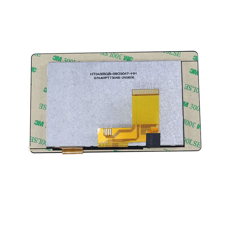 4.3 Inch Industrial TFT LCD Touch Screen Display 260cdm2 Brightness Wide Temperature Minus 20C to 70C 167M Colors