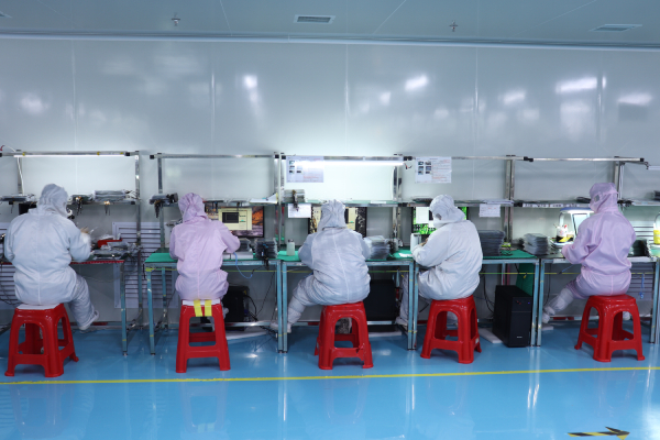 Touch screen module quality control