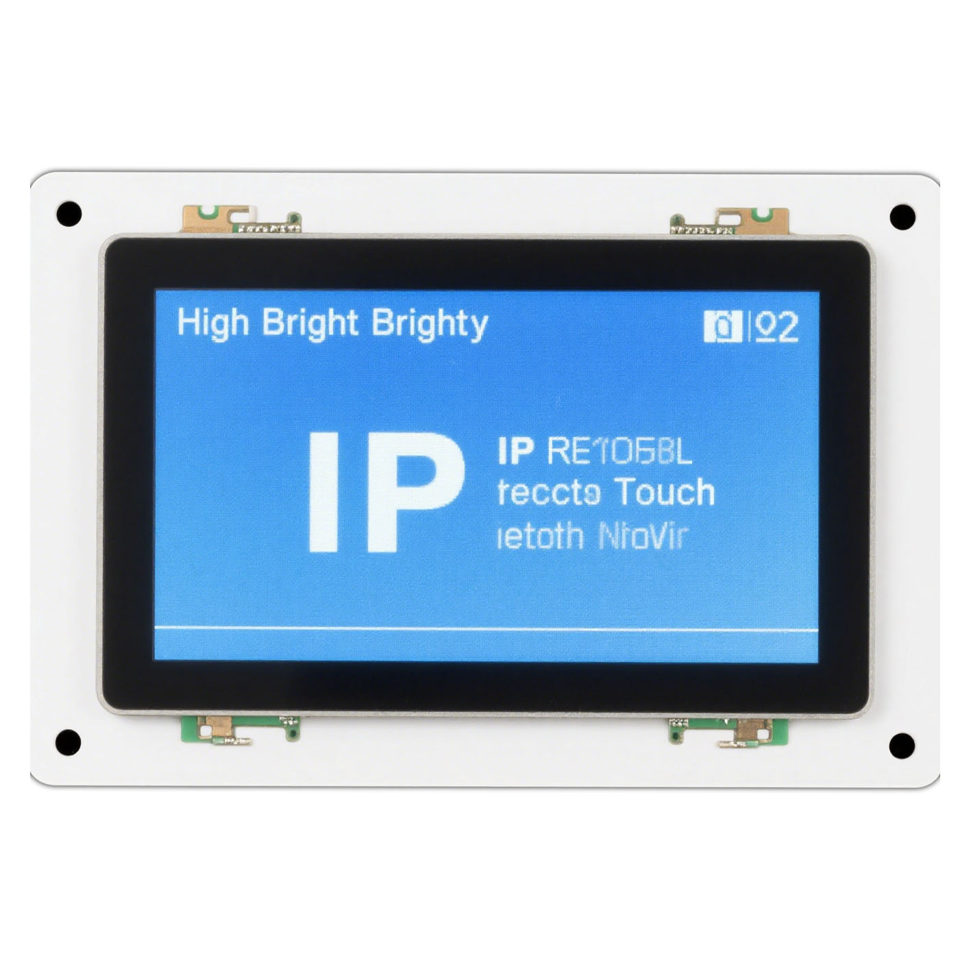 High Brightness IP-rated Touch Display Modules for Outdoor & Industrial Terminals