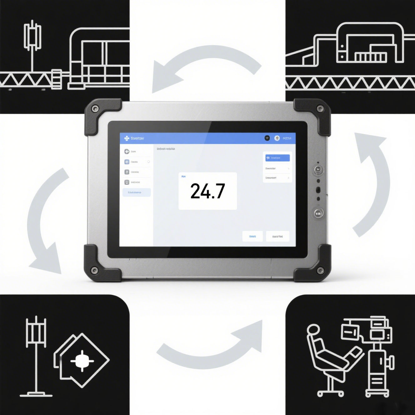 Industrial Touch Monitor Rugged Display Monitors for Harsh Environments and 24/7 Operation