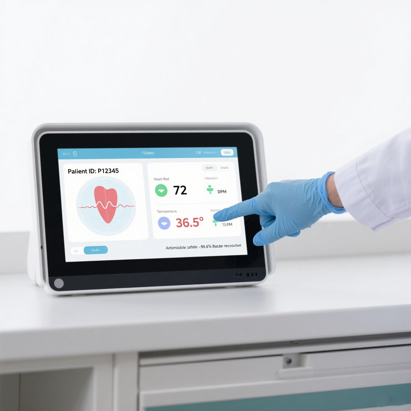 Medical Touch Display 15.6 Inch Antibacterial Glove Friendly High Reliability