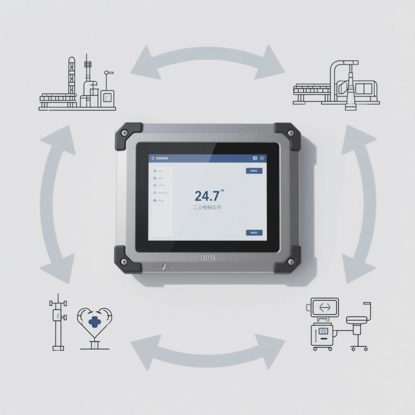 Industrial Touch Monitor Rugged Display Monitors for Harsh Environments and 24/7 Operation