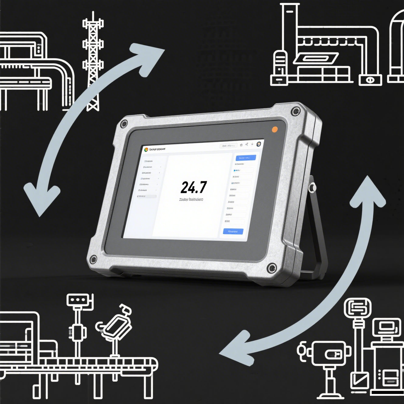 Industrial Touch Monitor Rugged Display Monitors for Harsh Environments and 24/7 Operation