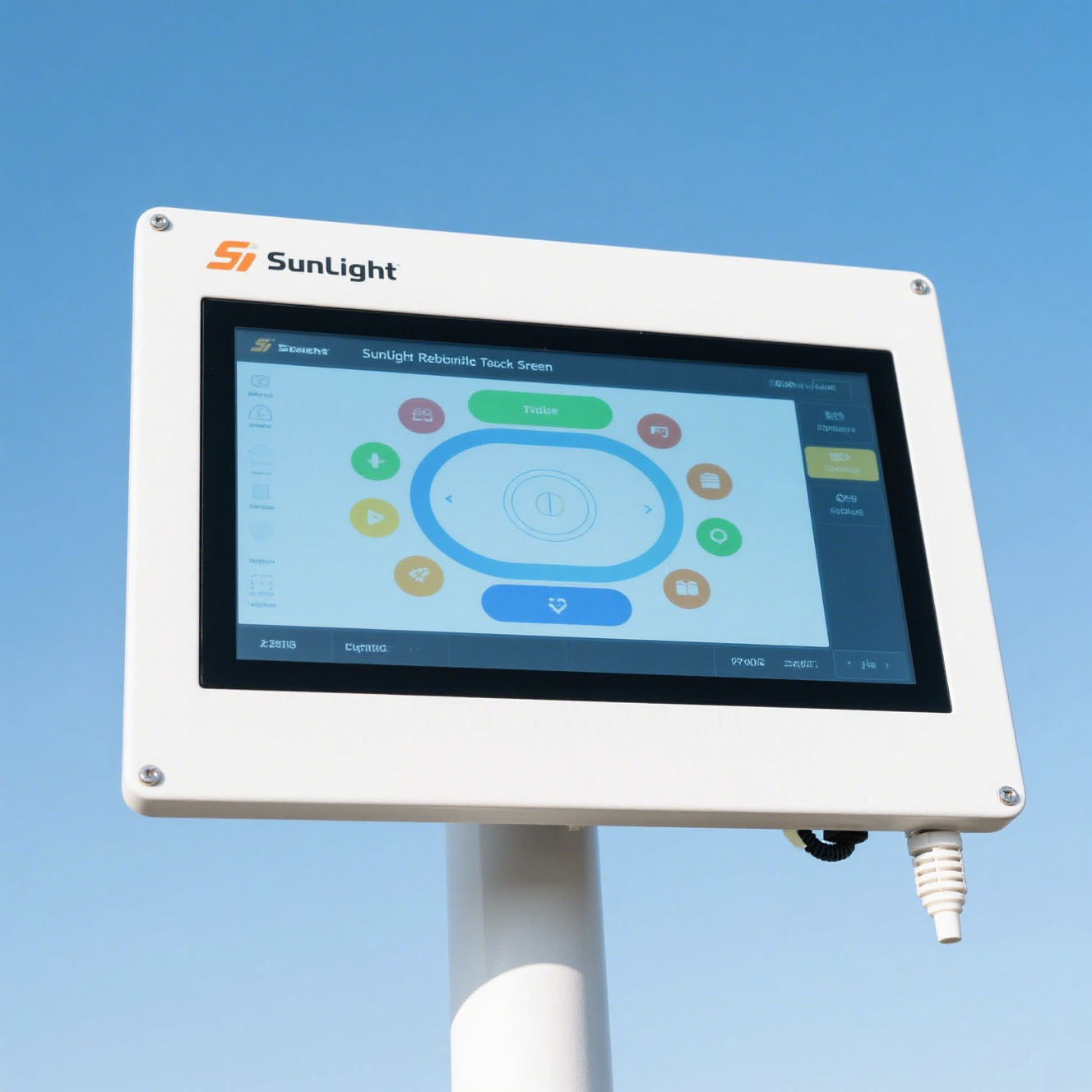 Sunlight Readable Touch Displays for Outdoor & Industrial Use