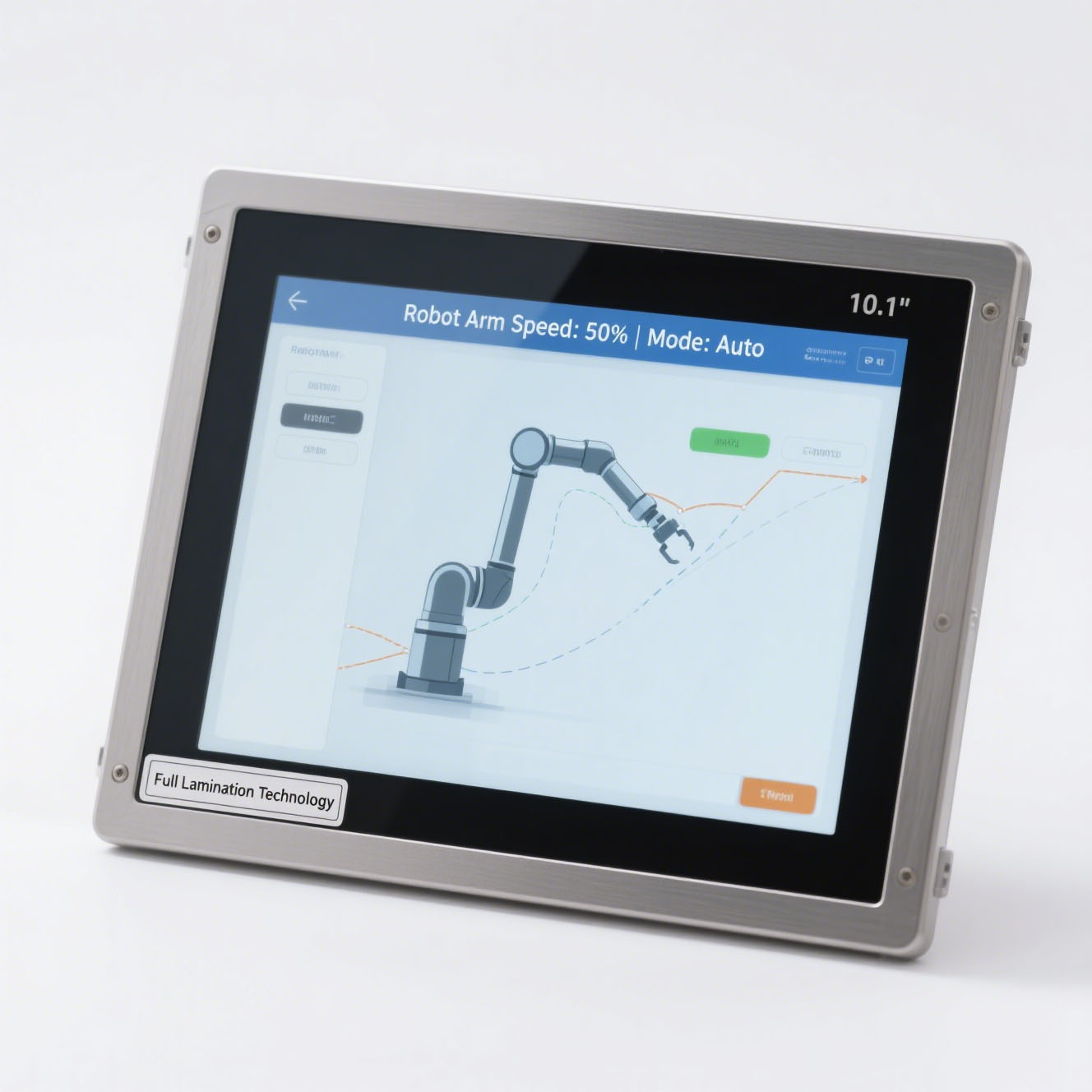Industrial Control Touch Displays 10.1  12.1 Inch Full Lamination Wide Temperature IP65 Waterproof