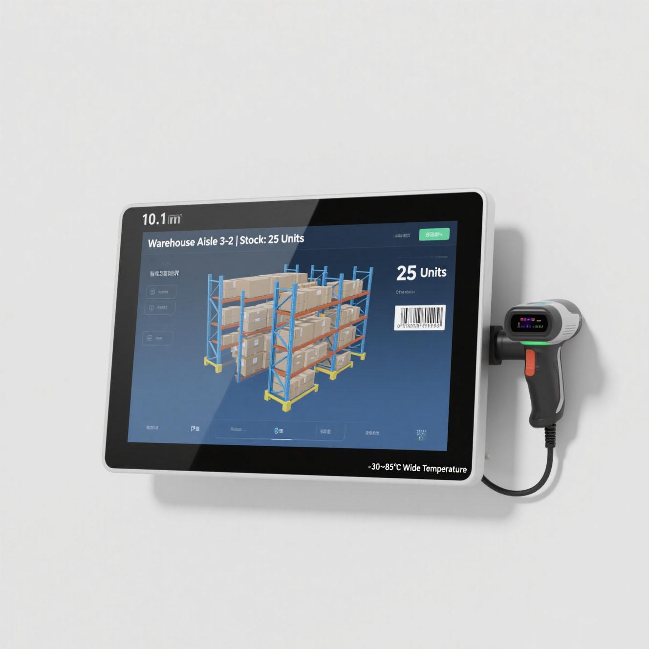 Industrial Control Touch Displays 10.1  12.1 Inch Full Lamination Wide Temperature IP65 Waterproof