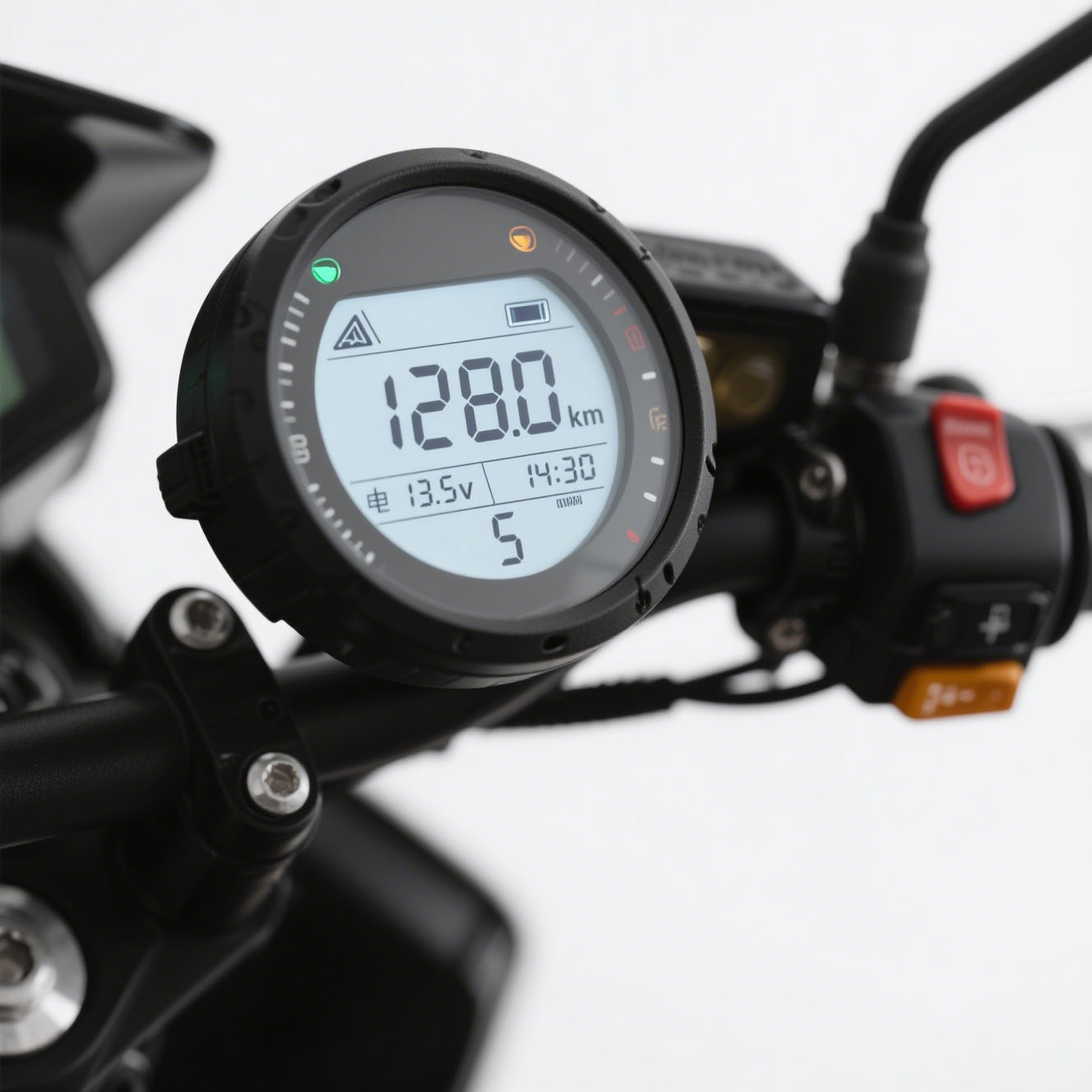Motorcycle Touch Displays 5 and 7 Inch Round and Custom Shapes High Brightness Rugged