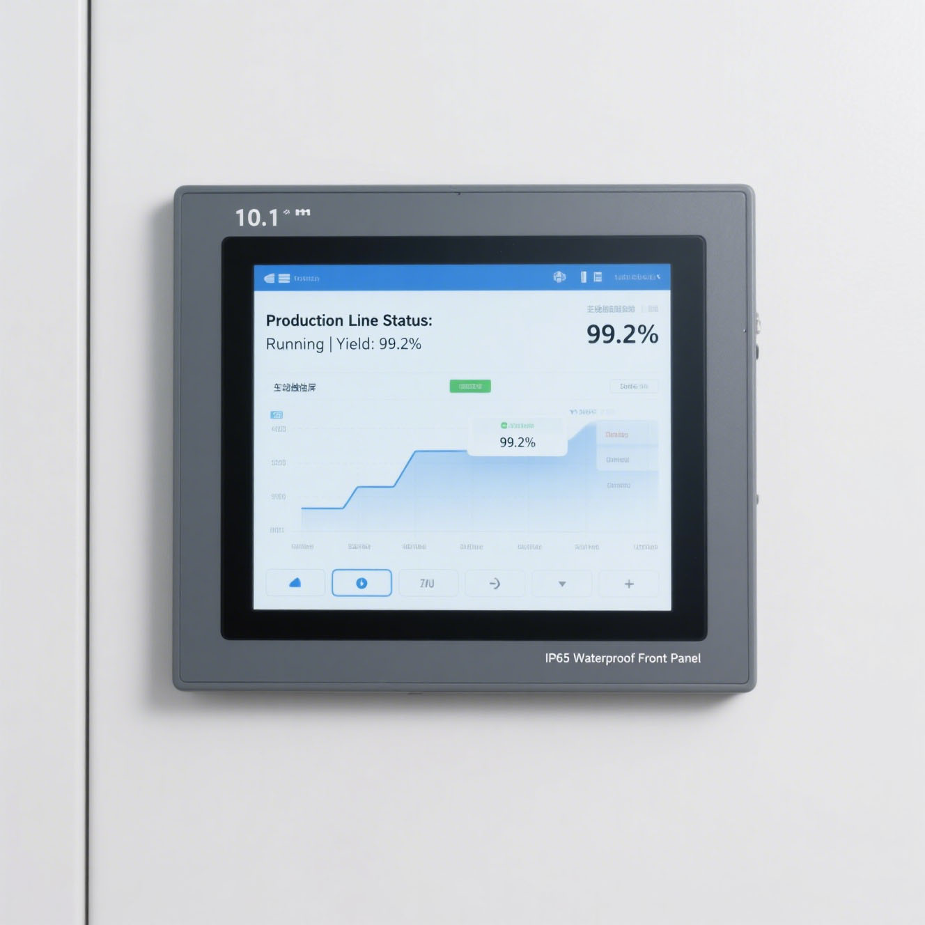 Industrial Control Touch Displays 10.1  12.1 Inch Full Lamination Wide Temperature IP65 Waterproof
