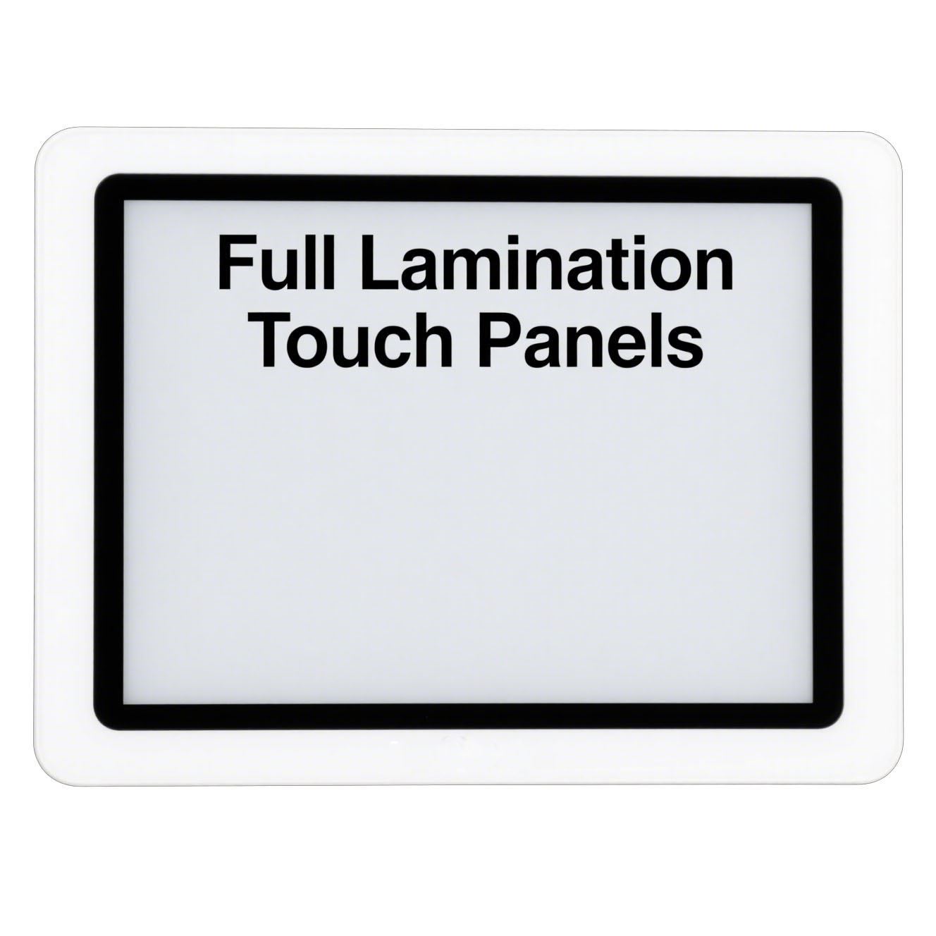 Full Lamination Touch Panels Optically Bonded Displays for Superior Clarity and Durability