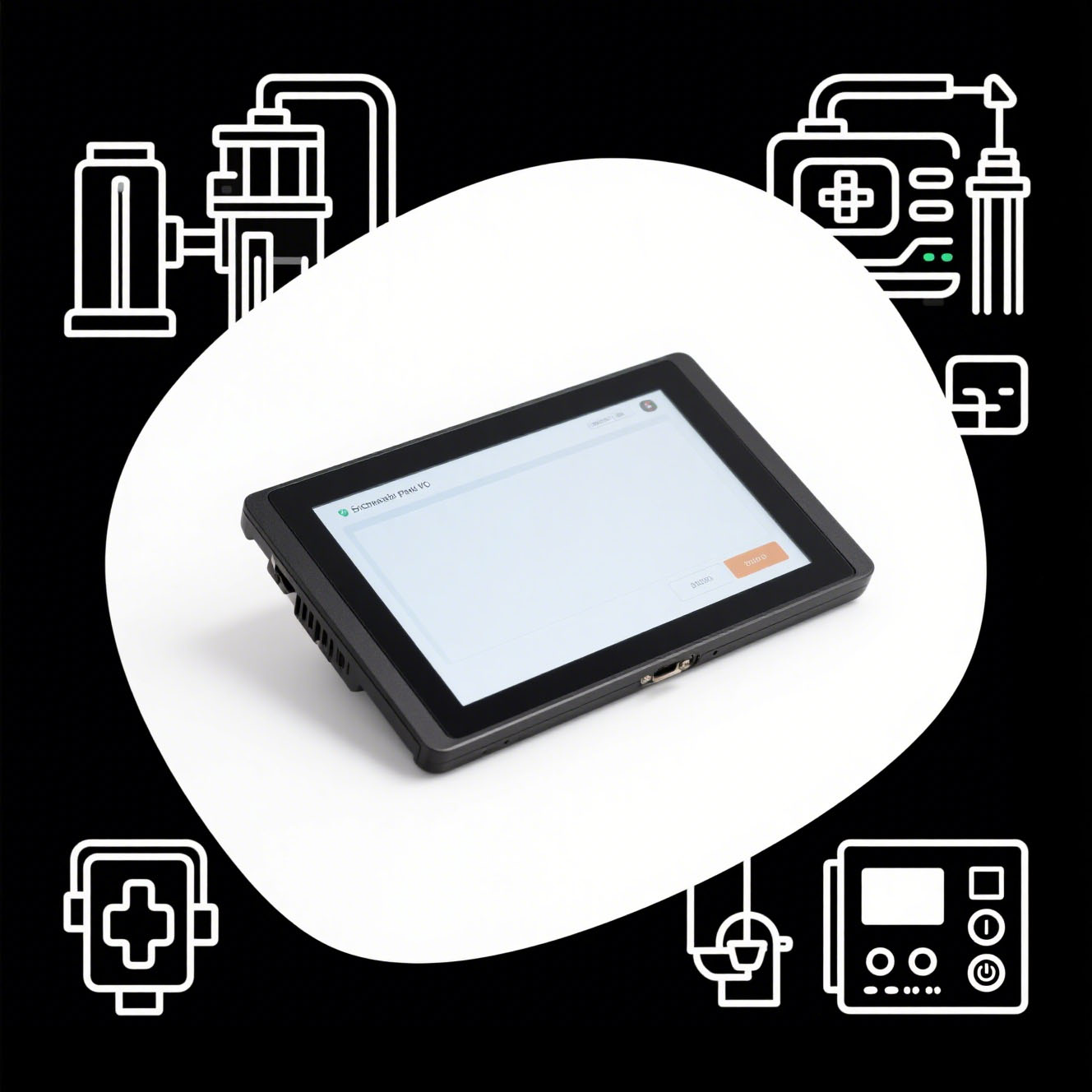 Embedded Panel PC All n One Touch Computing with Android Linux or Windows OS