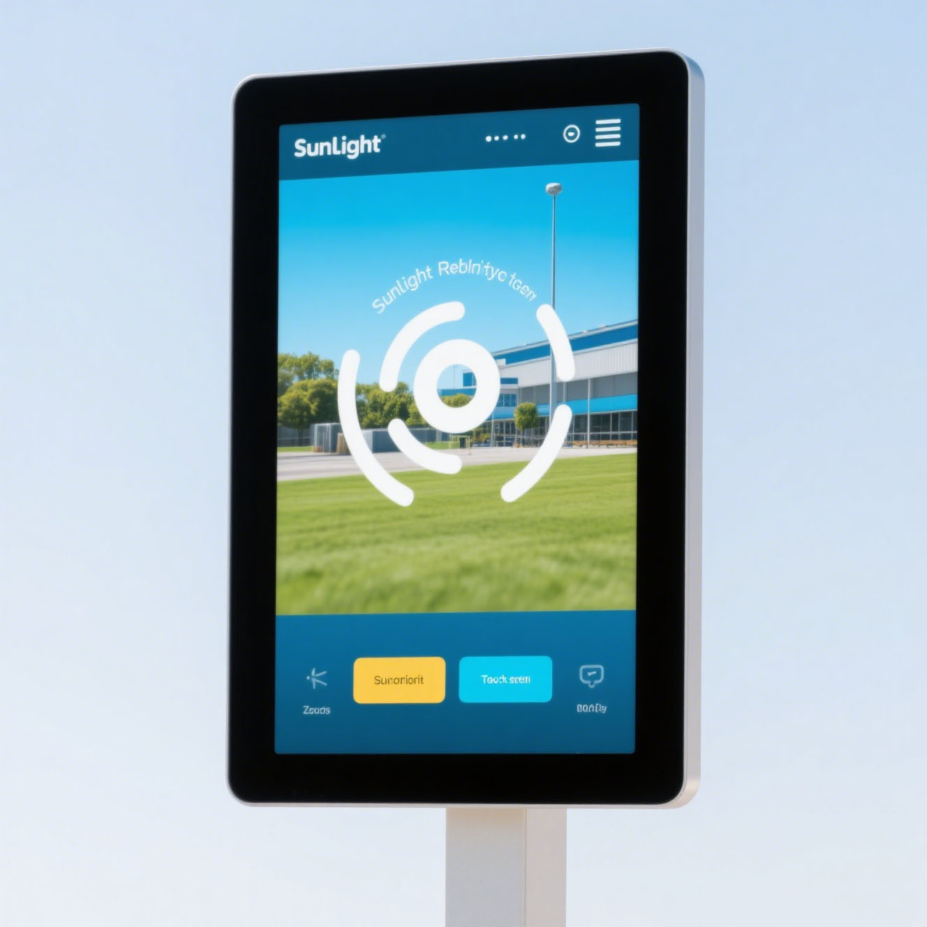 Sunlight Readable Touch Displays for Outdoor & Industrial Use