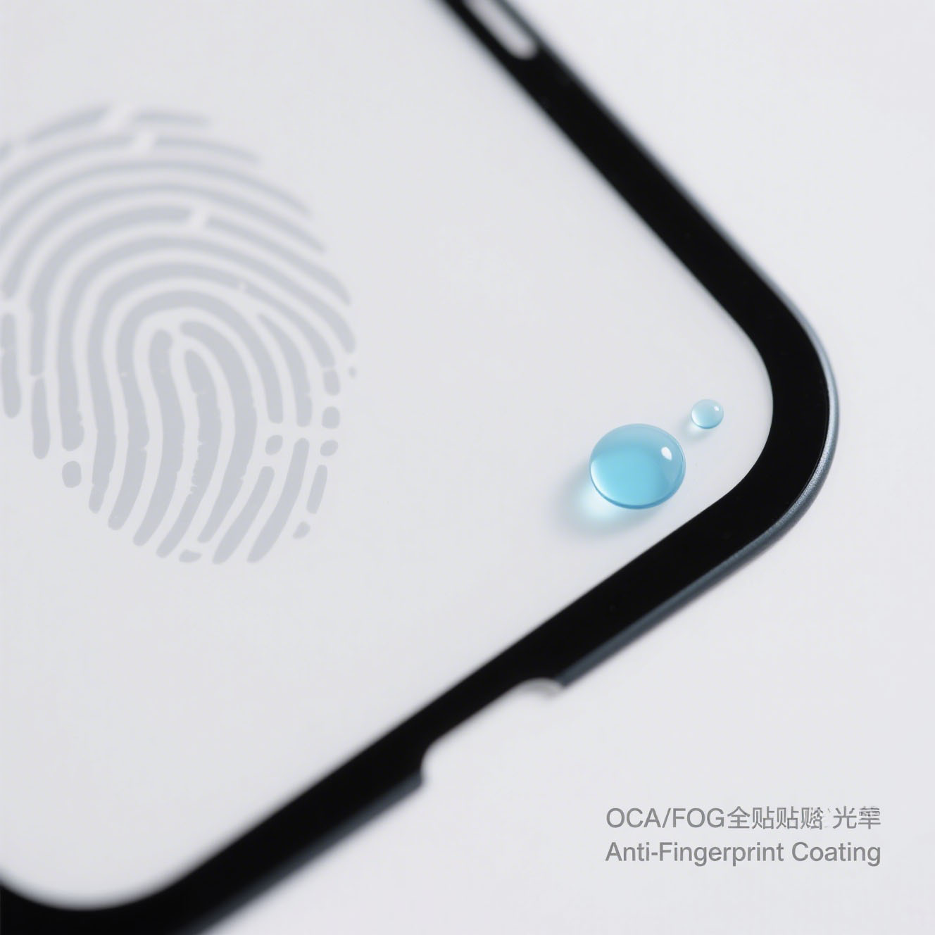 Optical Bonding Components OCA FOG Full Lamination with Anti Fingerprint & Adjustable Haze