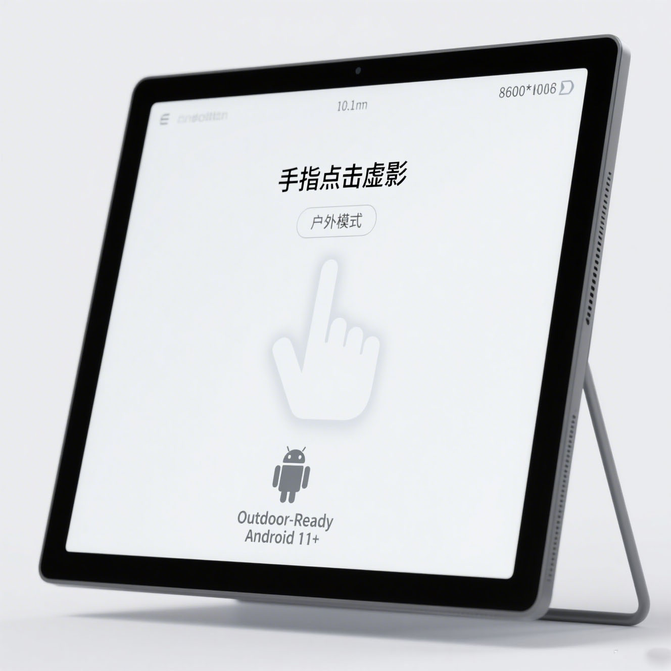 10.1 Inch Android Touch Monitor Outdoor High Brightness IP65 Waterproof Sunlight Readable