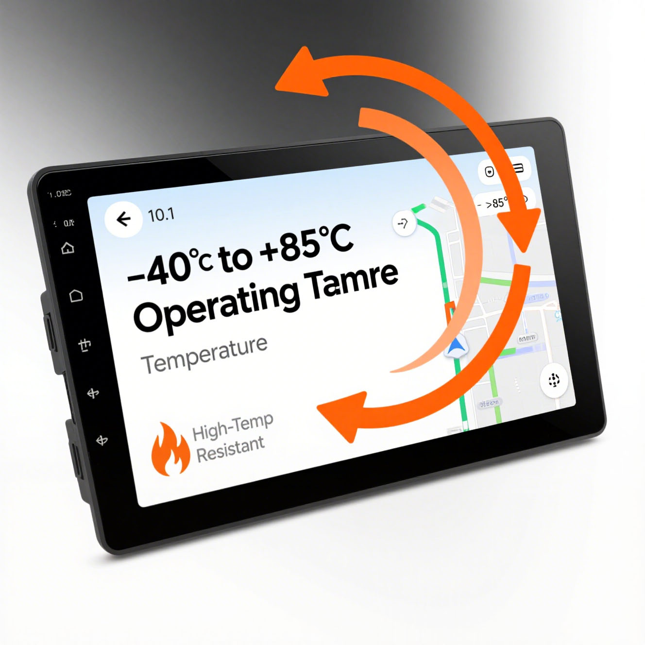 Automotive Grade Anti Glare & Sunlight Readable Touch Display