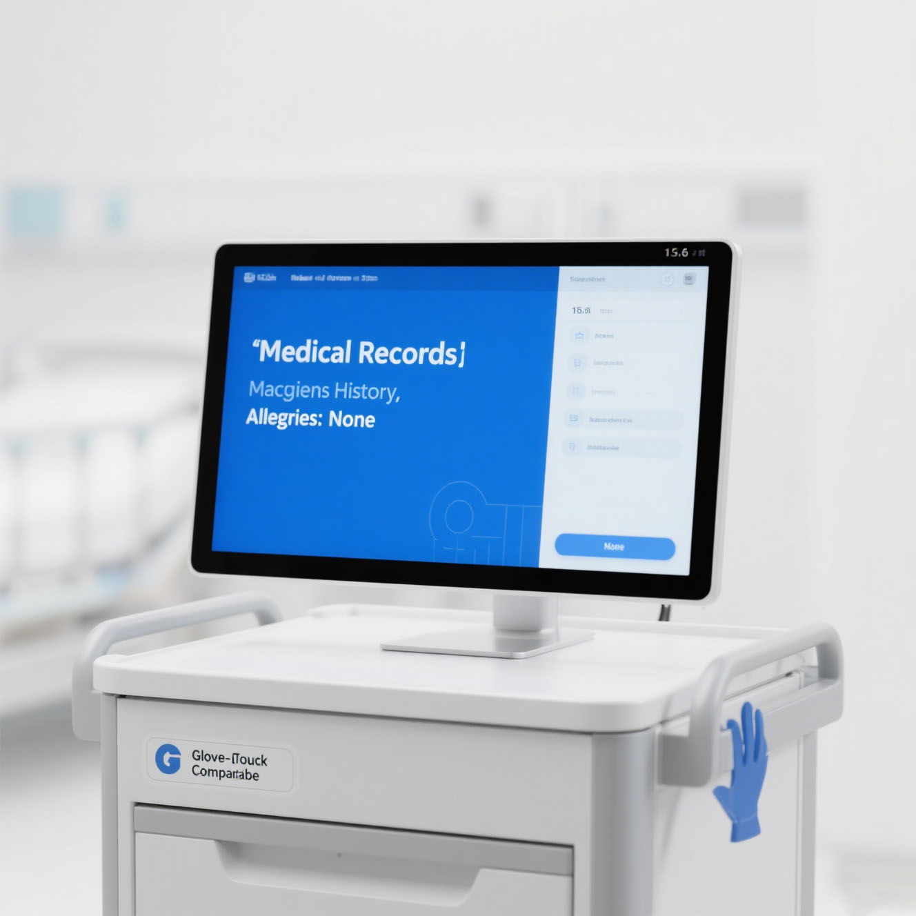 Medical Touch Display 15.6 Inch Antibacterial Glove Friendly High Reliability
