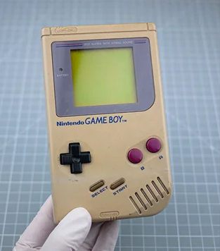 UV Damaged Display Showing Ink Peeling and Yellowing