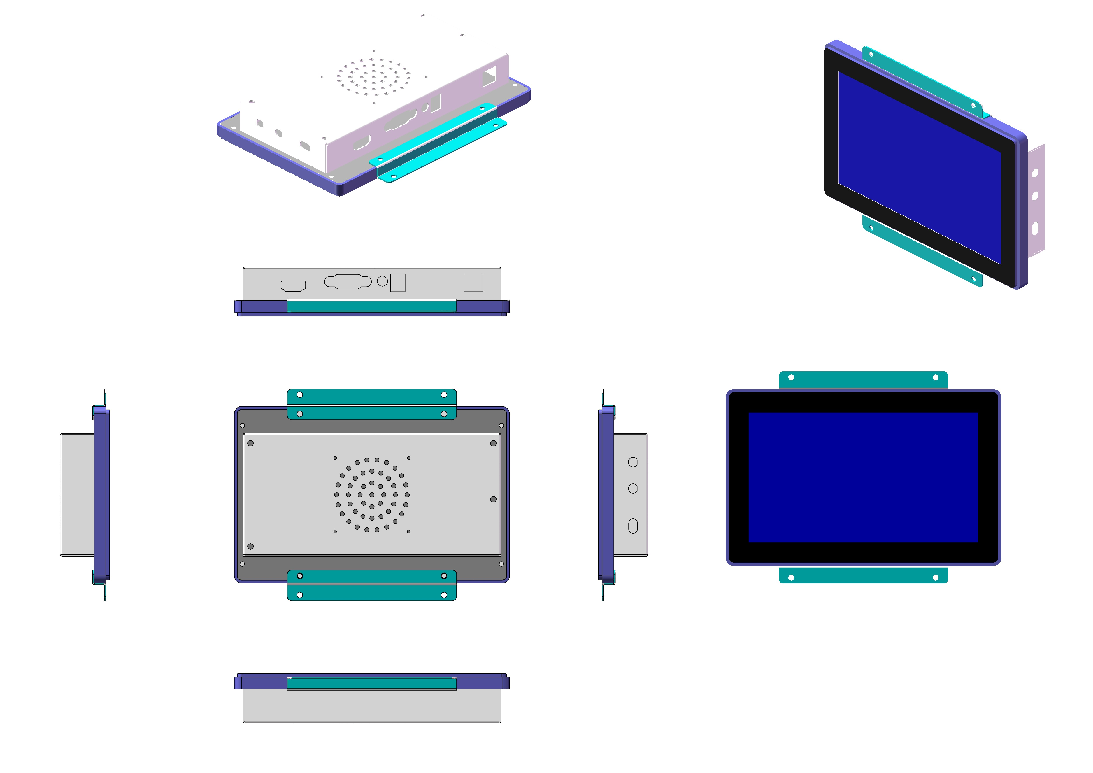 7 Inch Embedded Industrial Panel PC